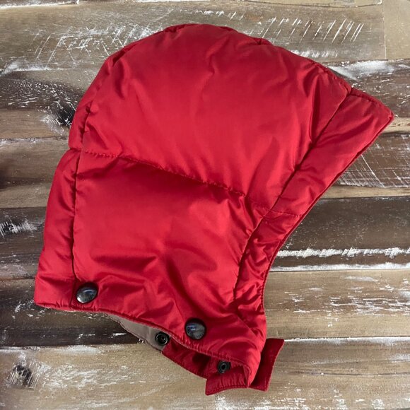 Polo By Ralph Lauren Boys Red Down Puffer Jacket Size 18M Hooded Winter Coat - Picture 9 of 16